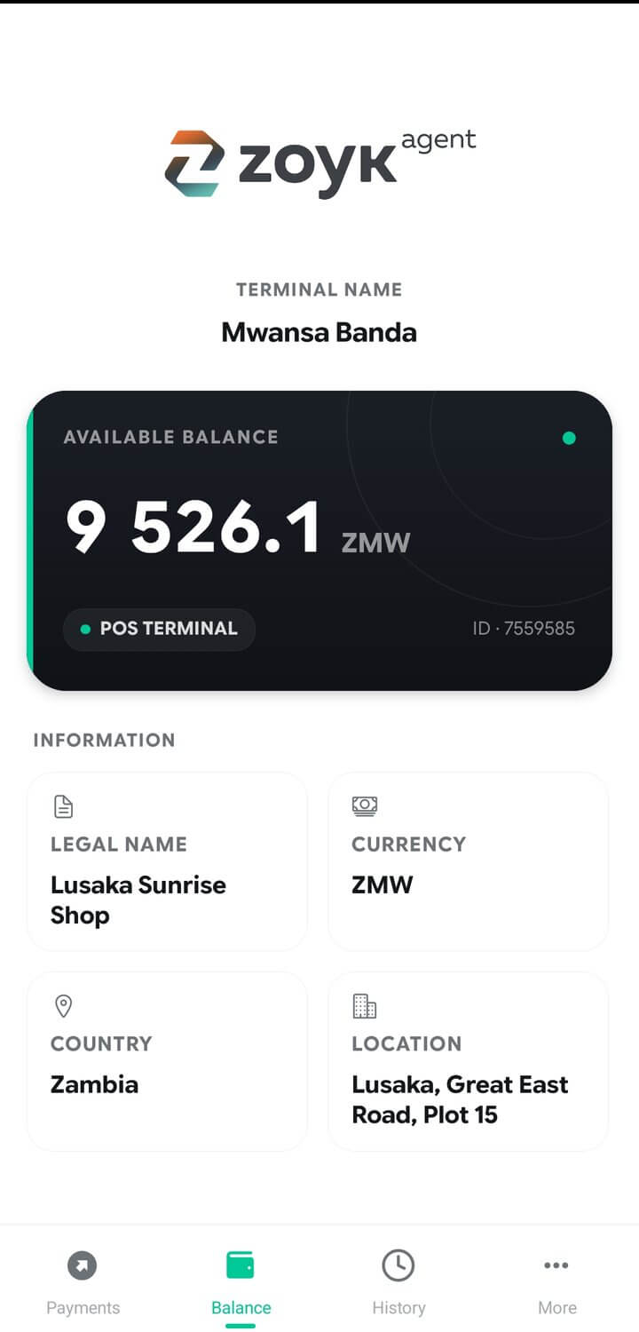 The zoyk app — one balance for every network